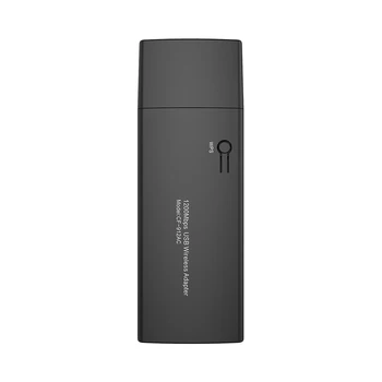 

1200Mbps Multifunctional USB 3.0 Portable Dual Band Laptop Network Card Wireless Adapter Travel Desktop Office PC High Speed