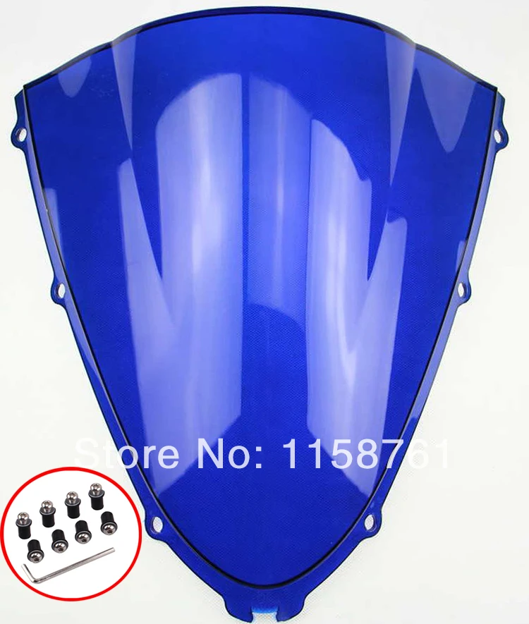 Синее ветровое стекло для мотоцикла Kawasaki ZX14R 06-09 ZX-14R 2006 2007 2008 2009 | Автомобили и