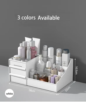 

Drawer-type cosmetic storage box dressing table skin care rack mask lipstick display rack bathroom storage Sorting box