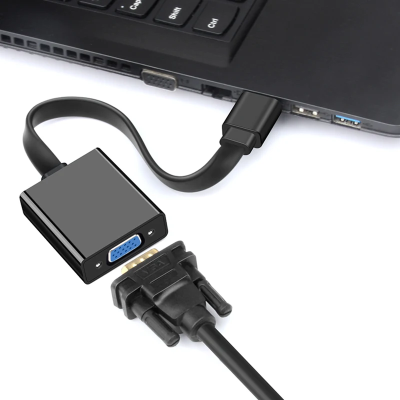 HDMI к VGA адаптер HDMI кабель HDMI VGA конвертер HDMI2av адаптер цифро-аналоговый видео аудио для ПК ноутбука планшета HDMI переключатель