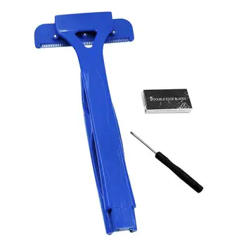 

1 Set Razor Multi-Purpose Razor Portable Body Removel Tool Blades Replaceable Razor Back Hair Remover Shaver For Men Male