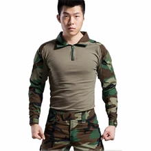 Страйкбол охота BDU Униформа боевой тактический G3 Униформа Лесной Камуфляж