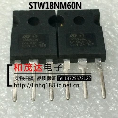5 шт./лот STW18NM60N 18NM60N TO-247