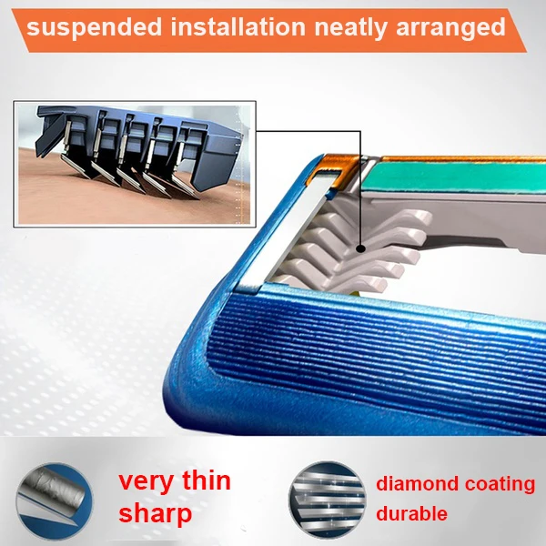 New Upgraded High Quality 5 layer Razor Frame Combination Men s Razor Blade 4 8 12pcs 2