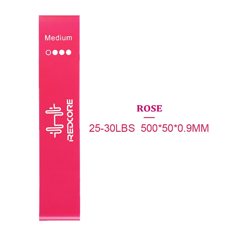 C1Rose 4 уровня Эспандеры из натурального латекса 0,5-1,1 мм Йога Пилатес резиновые Тренировочный канат для перетягивания Спортивная расширитель оборудования для тренировок - Цвет: C1Rose