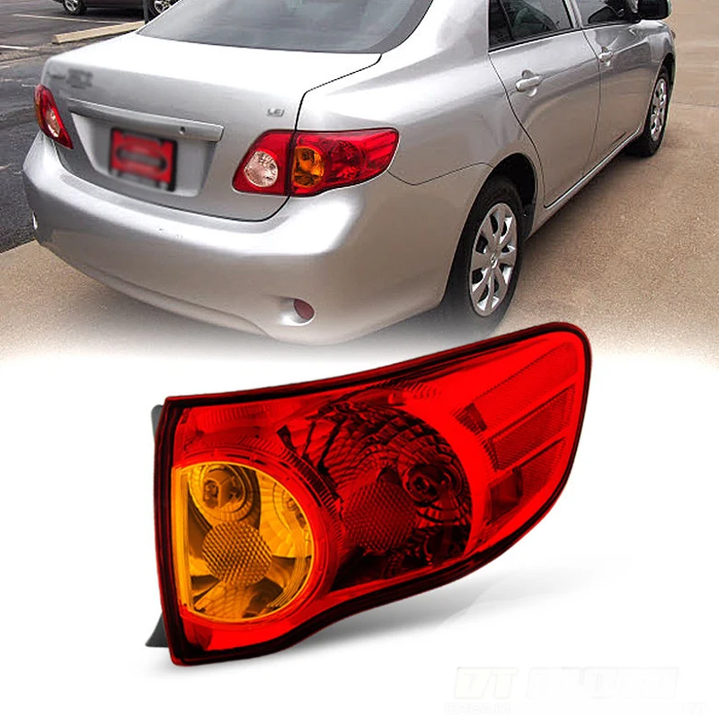 Для Toyota Corolla 2009 2010 задний правый задний светильник, тормозной фонарь, наружный правый