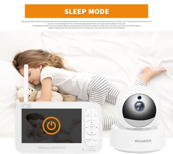 

with LCD 2 Way Audio Talk Night Vision Surveillance Security Camera Babysitter 5.0" Wireless Video Color Baby Monitor