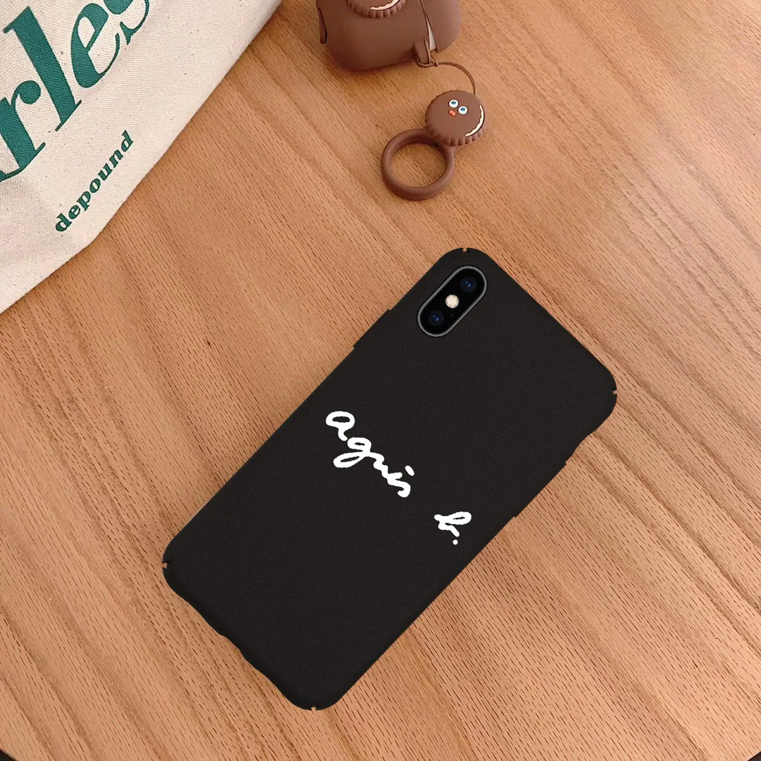 Jamular Fashion Agne Matte Hard PC Back Case Cover for IPhone XS XR MAX 6 6s 7 7 Plus 8 8plus X Luxury Phone Coque