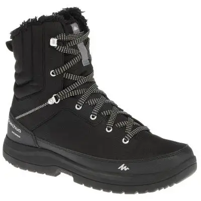 BOOTS MEN 'S WINTER HIKING SH100 WARM HIGH QUECHUA Decathlon