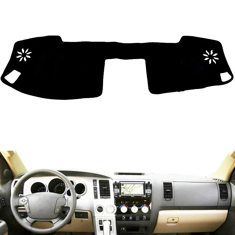 

For Toyota Tundra Sequoia 2008 2009 2010 2011 2012 2013 2014 Car Dashboard Cover Mat Pad Sun Shade Instrument Carpet Accessories