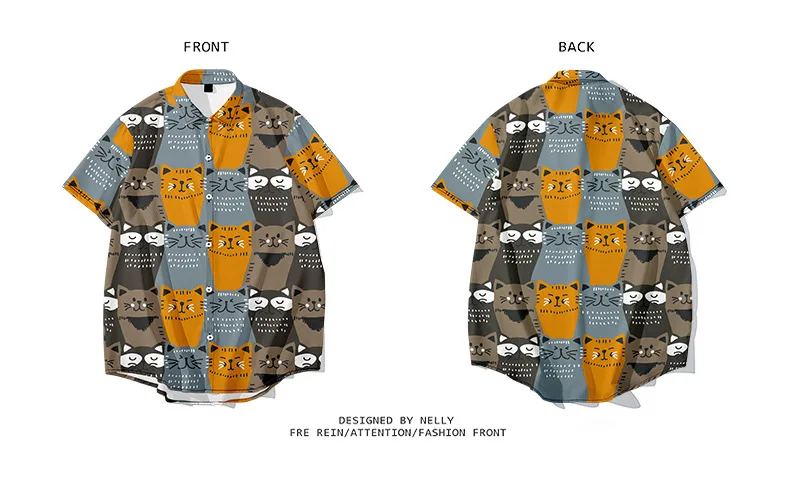 Camisa havaiana para homens 2021 nova moda