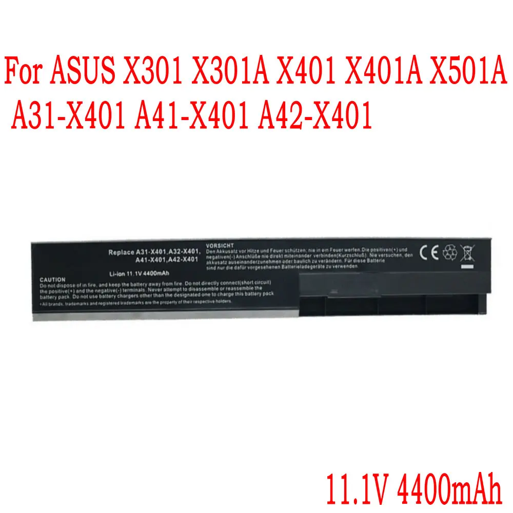Высококачественный аккумулятор для ноутбука Asus X301 X301A X401 X401A X501A с возможностью