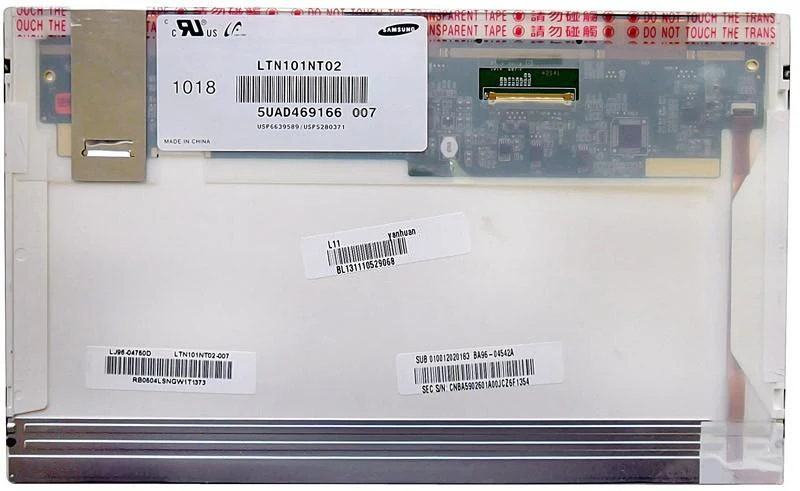 Матрица LTN101NT02-007 10.1" дюйма Samsung 1024х600 (WSVGA) Матовая Светодиодная (LED) | Компьютеры и