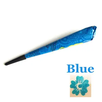 

1 Piece Colorful Indian Henna Paste Cone Beauty Women Mehndi Finger Body Cream Paint DIY Temporary Drawing for Tattoo Stencil