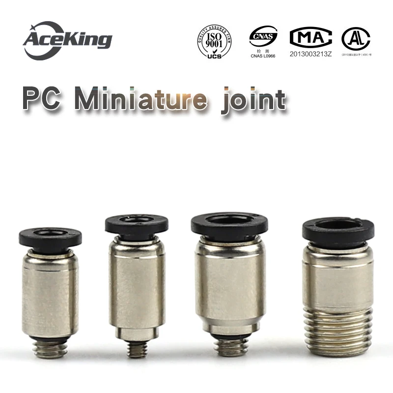 Миниатюрное прямое резьбовое соединение POC pc03/3/8-m3/M5/ m6/01 миниатюрное воздушной