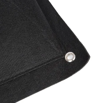 

1PC Wall Hanging Planting Bag Vertical 12-Pocket Planter Felt Growing Bag for Garden Outdoor (Green)