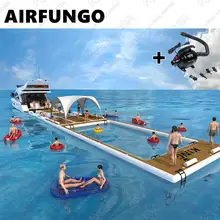 

Hot Sale Inflatable Yacht Pool Floating Inflatable Pool For Yacht Water Sea Pool large water air ocean sea swimming pool