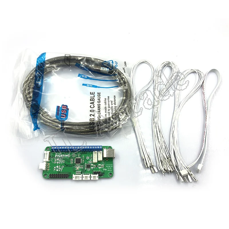 Брук универсальная файтинговая доска Plus 3 в 1 Аркада PCB комплект файтингов для