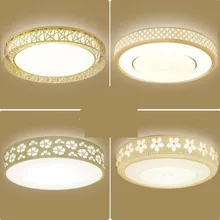 Светодиодный потолочный светильник, минималистичный современный круглый светильник, теплый светильник для спальни, гостиной, креативный ресторан, балкон, дистанционное управление, лампы