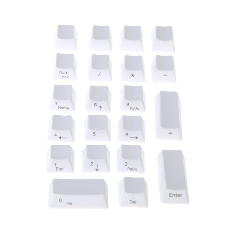 21 ключ PBT Keycap для MX переключатели механическая клавиатура Numpad