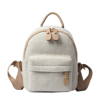 

New Fashion Women Casual Backpack Trendy Woven Daypack Lightweight Waterproof Handbag for Daily Use