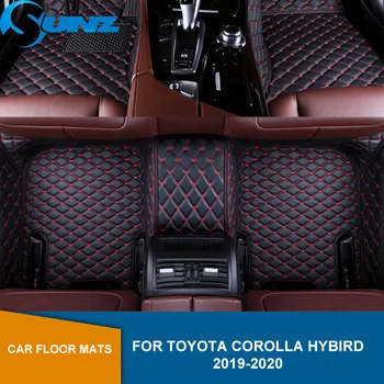 

Auto Protective Floor Mat For VW Golf Sportsvan 2016 2017 2018 2019 Artificial Leather Leather Rugs Dash Mats Car Floor Mat SUNZ