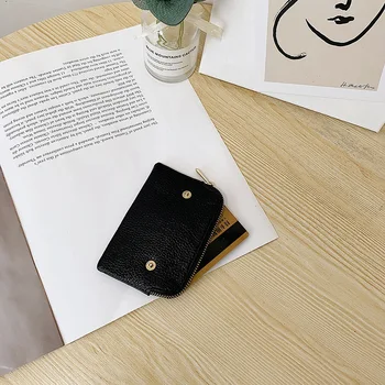 

Autumn And Winter INS Wallet Women's Short 2020 New Style-Korean-style Simple Student Zipper & Hasp Folding Purse
