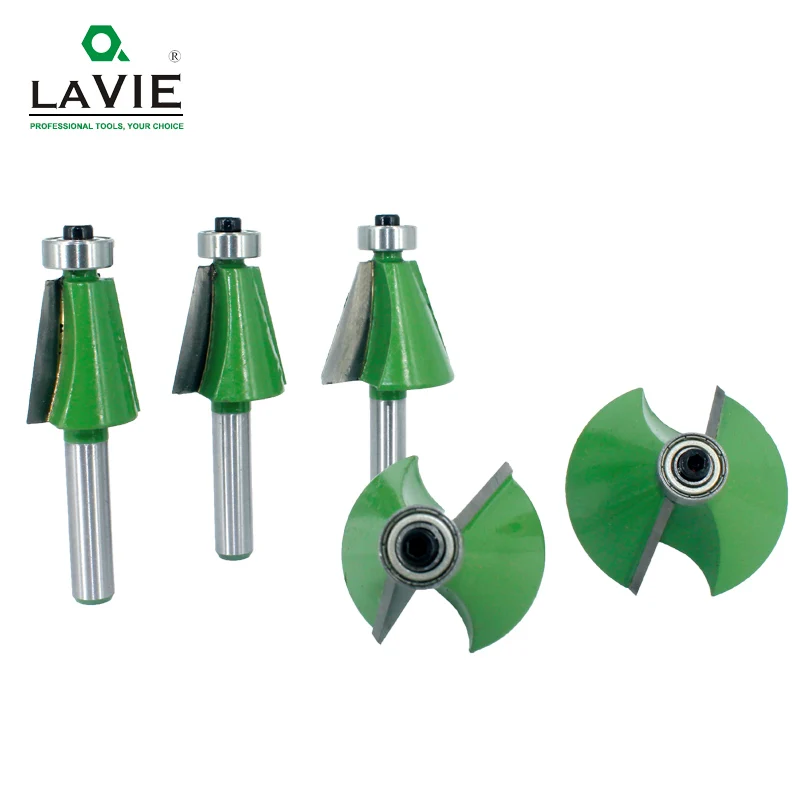  LAVIE 1pc 8mm Shank Chamfer Router Bit 22.5 Degree Bevel Edging Milling Cutter for Wood Woodorking 