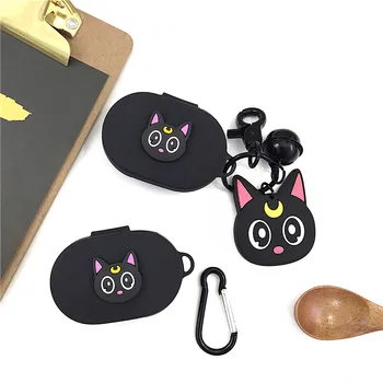 

Cute Cat Earphone Case Keychain for Xiaomi Redmi AirDots New Case Cover Wireless Bluetooth Earphone Cases Soft TPU Shell