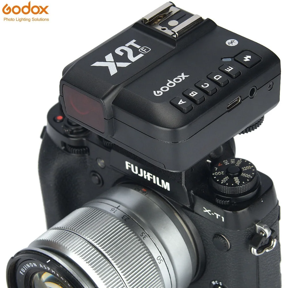 Godox X2T F X2TF i TTL Bluetooth 1/8000s HSS 2 4G беспроводной триггерный передатчик для камеры Fujifilm V1