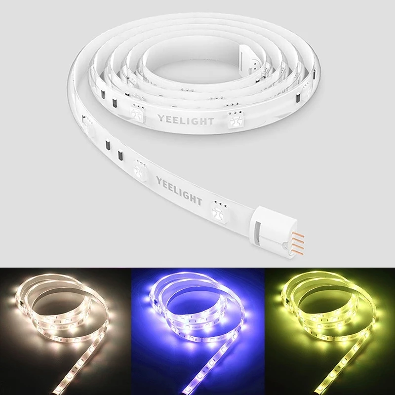 

2019 Xiaomi Mijia Yeelight Light Strip Plus LED Light Band Extendable up to 1m Smart for Mi Home Yeelight App Wifi