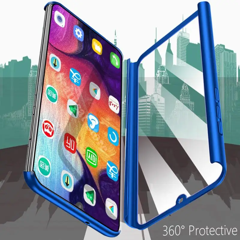 

360 Full Cover Protective Case For Samsung Galaxy S7 S8 S9 Plus S10E Lite Case For A50 A70 A40 A30 A10 A60 M20 M30 M10 Case Bag