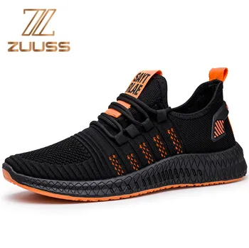 

ZUUSS Fashion 2020 New Shoes Men Sport Trainning Breathable Walking Casual Lace-up Non-slip Comfortable Outdoor Sport Footwear