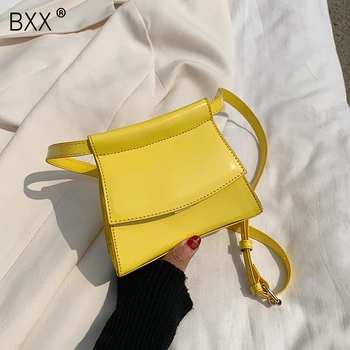 

[BXX] Patent Leather Crossbody Bags For Women 2020 Spring Mini Shoulder Messenger Bag Female Travel Handbags Totes HL769
