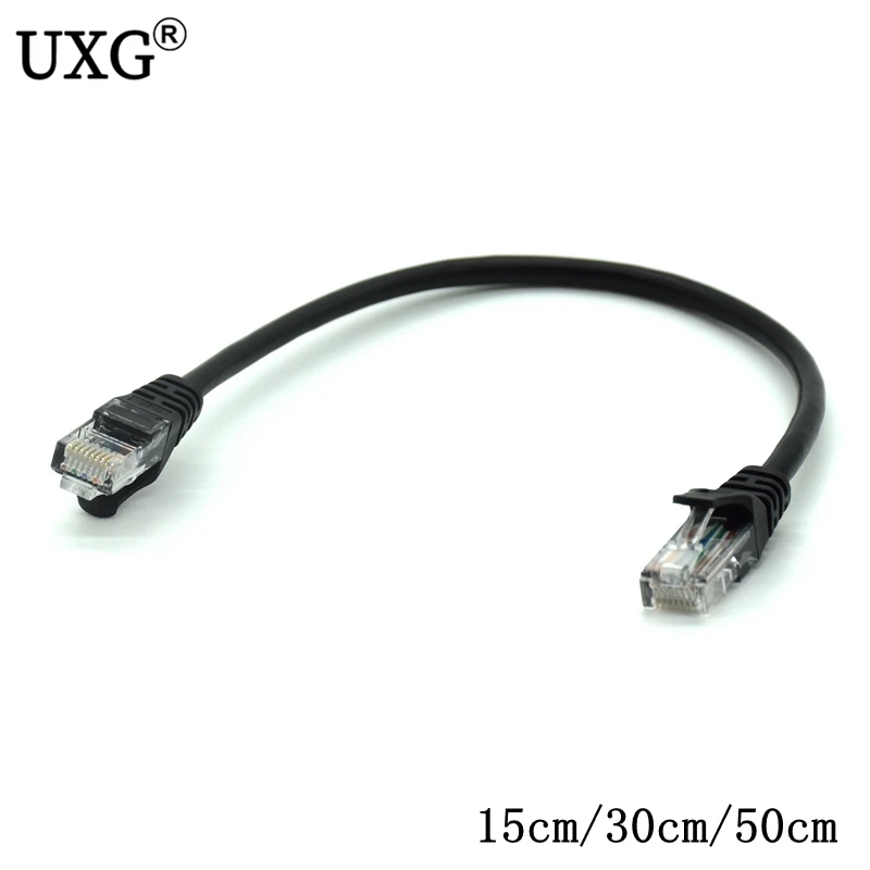 15 см 30 50 короткий CAT6 Cat5 круглый UTP Ethernet сетевой кабель Lan RJ45 разъем 8P8C