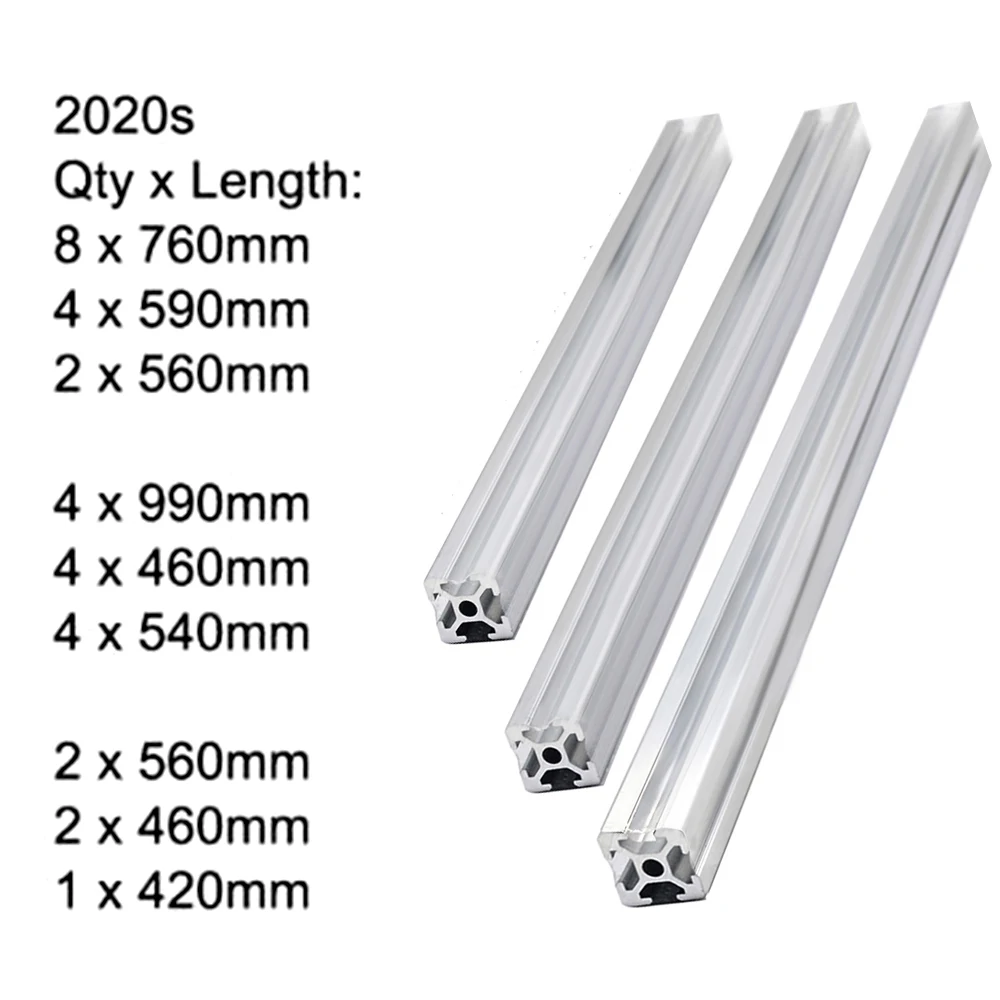 2020 aluminium extrusion t slot aluminium profile 20x20 aluminium profile  0.5 meter/piece or customized - AliExpress