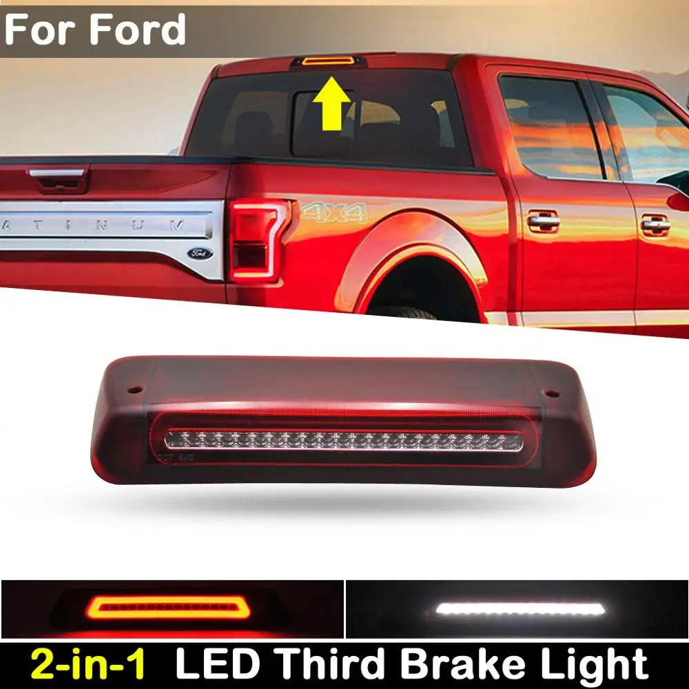 For Ford F 150 Explorer Sport Trac Lincoln Mark Lt 2 In 1 Rear Red Led Third Brake Stop Light White Roof Cargo Lamp Signal Lamp Aliexpress