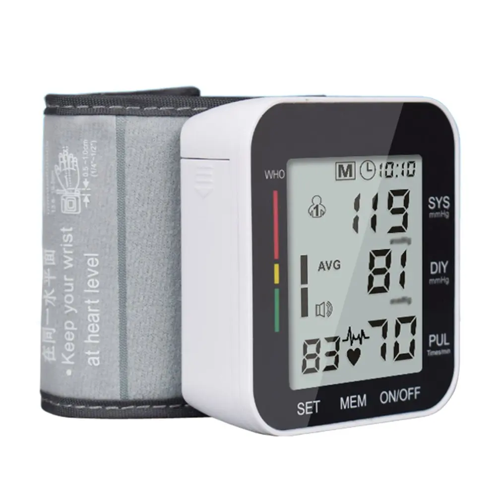 Wrist electronic sphygmomanometer Plastic Battery English neutral