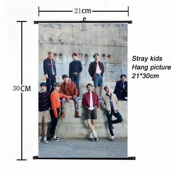 

Fashion Kpop Stray Kids Hang picture 21*30cm poster stray kids MIROH album photocard for fans collection korean stationery set