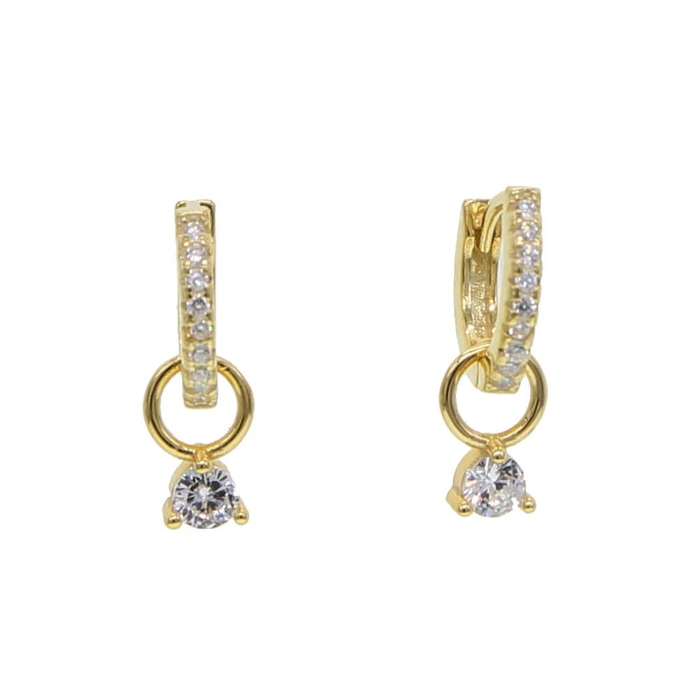 Silver earring H 要自己配一个圈子  (8)