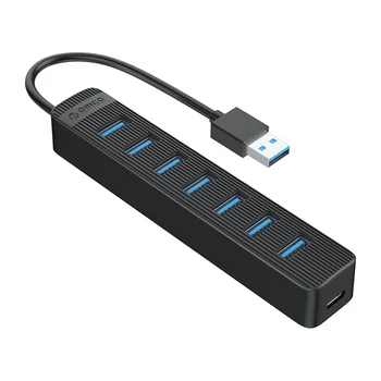 

USB 3.0 HUB Splitter Computer Supplies Office Caring for ORICO TWU3-7A Computer PC Multi-USB 7 Ports Extender