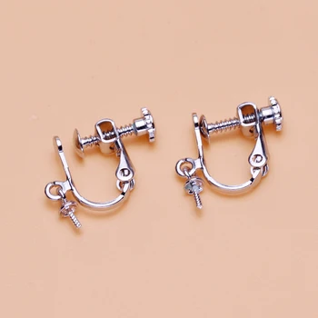 

Fashion Pearl Earrings CLIP Mountings, Earrings Findings, Earrings Settings Jewelry Parts Fittings Ear Clip Earrings Clip