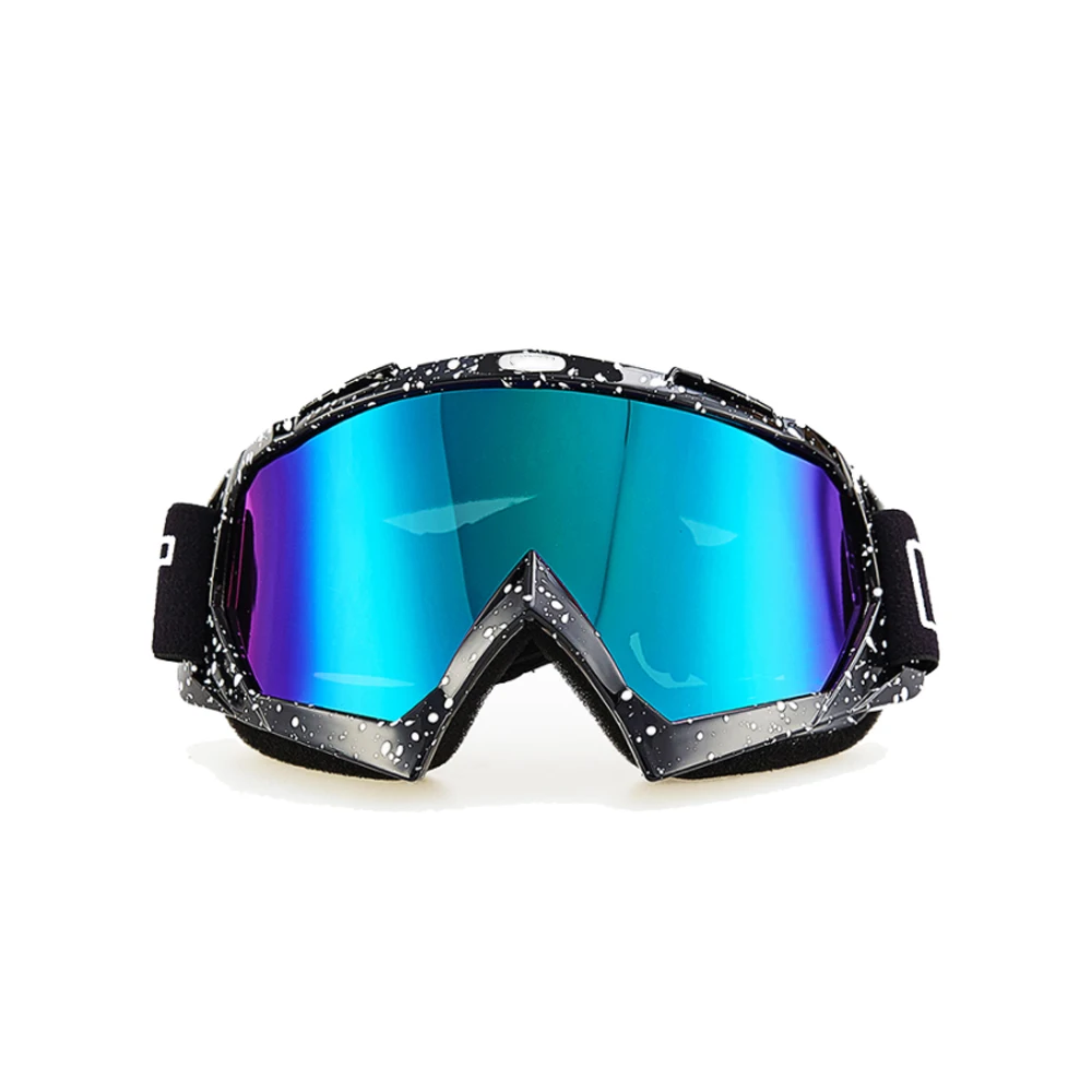 black frame white do PC тпу дорожный DH очки для мотокросса универсальные очки гонщика пылезащитные очки гонщика очки практичные ветрозащитные - Цвет: black frame white do