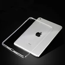 For New iPad 9.7   Case TPU Silicon Transparent Slim Cover for iPad Air 2 Air 1 Pro 10.5 Mini 2 3 4 Coque Capa Funda