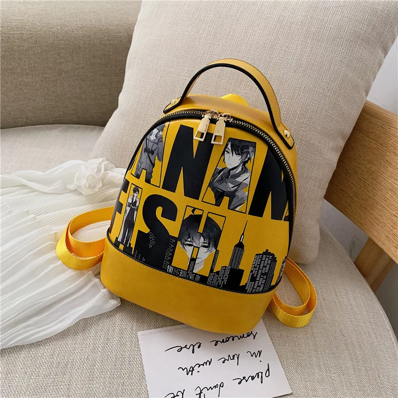 Рюкзак женская сумка в Корейском стиле стиль мини с надписью универсальная модная сумка на плечо крутой Повседневный Рюкзак