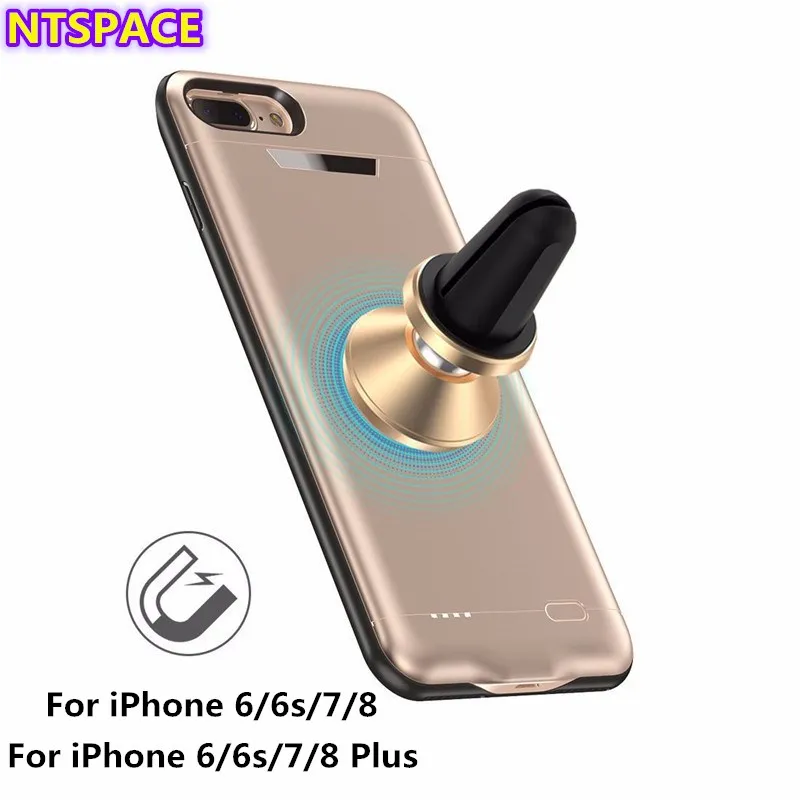 Портативное зарядное устройство чехол для iPhone 8/7/6s/6 Plus резервное с