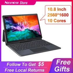 Nenmone – tablette Android 10 de 10.8 pouces Mpad11 Pro, avec processeur 2560x1600, 4 go de RAM, 128 go de ROM, réseau 4G et appels, double SIM, type c, 13MP et 5MP, GPS 