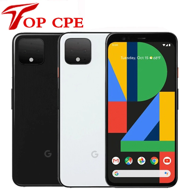 Google Pixel 4 4XL XL 5,7 /6,3 P-OLED Snapdragon 855 6GB RAM 64GB/128GB ROM Octa Core desbloqueado teléfono Original cámara trasera Dual