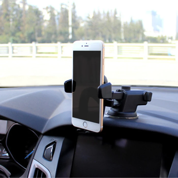 360 Вращающийся Автомобильный держатель для телефона на лобовое стекло Подставка для универсального телефона gps B88