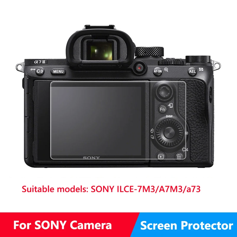 Protector de Pantalla DE LA Cámara de vidrio templado para SONY A7M3, A7R3, a7RIII, A73, A7RM3, película protectora de pantalla